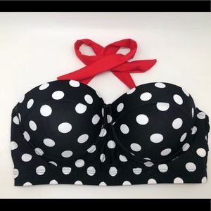 Unique &Classic Polka Dot Swim Top